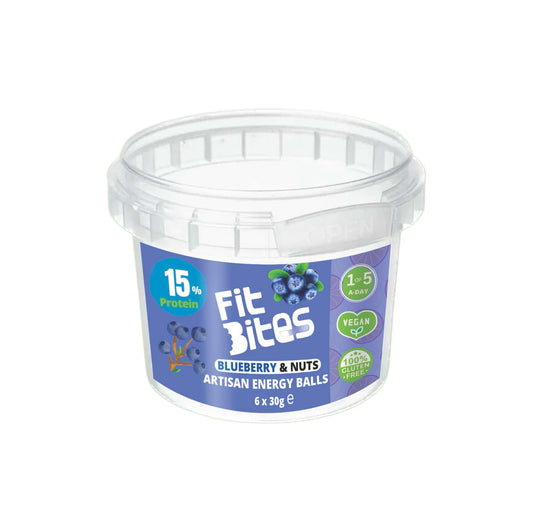 Blueberries + Nuts Energy & Protein, 180g pot (Case of 6)